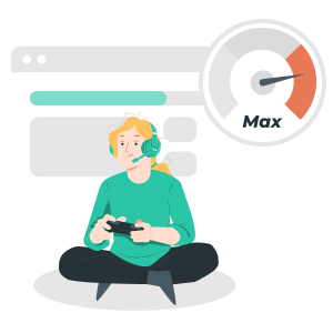 To enjoy online entertainment safely with ultra-fast speed