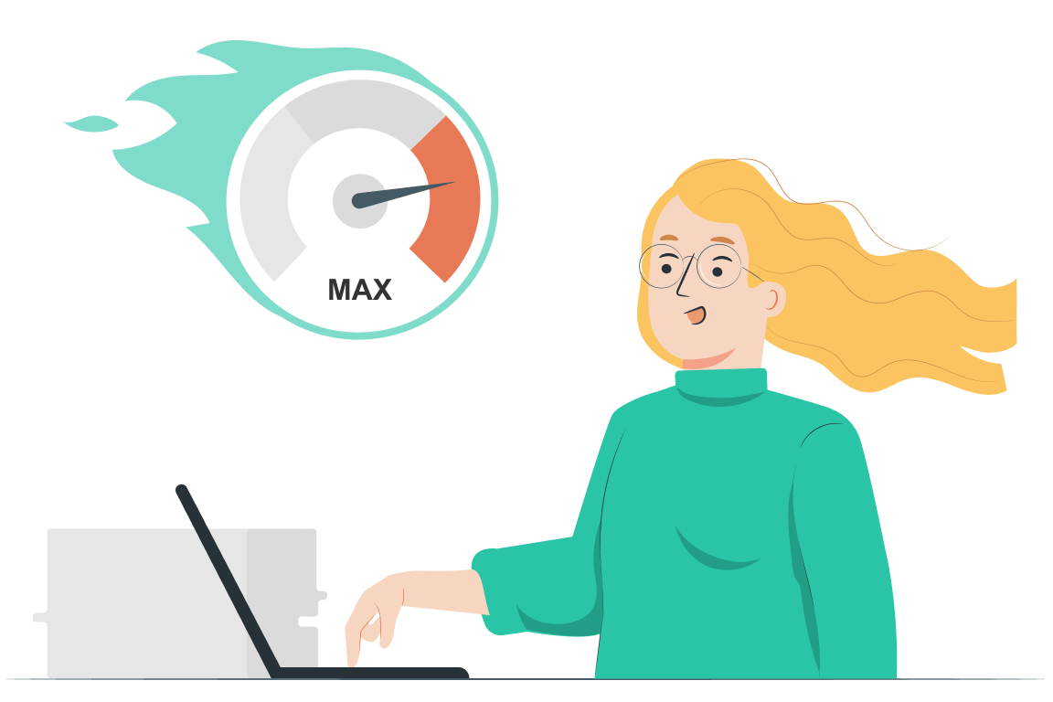 Enjoy ultra-fast internet connection